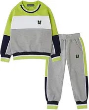 [ROROANCO] Kids Toddler Girls BoysJogger Set Sweatsuit Hoodie Pants 2 pieces Tracksuit Activewear Long Sleeve