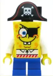 LEGO SpongeBob SquarePants Minifigure SpongeBob Pirate (Genuine)