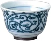 Set of 3 Sencha Arabesque Gyokurochicha [3.0 x 2.0 inches (7.5 x 5 cm)] [Restaurant, Ryokan, Japanese Tableware, Restaurant, Commercial Use, Tableware, Tableware