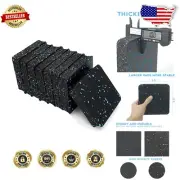 Compact 5'' x 5'' x 1'' Heavy Duty Treadmill Mat - Versatile Floor Protection