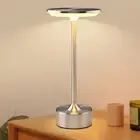 Portable Cordless Table Lamp w/ Touch Sensor, 3-Color Dimming, Cordless Recha...