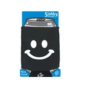Smile Face - Funny Novelty Stubby Holder With Base