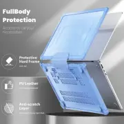 MacBook Air M2 15 inch Case 2023 A2941 M2 Chip with Heavy Duty Rugged Case for M