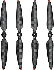 2 Pairs Low-Noise Quick-Release Propellers Drone Accessories for DJI Air 3, 8747F Carbon Fiber Propeller
