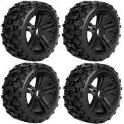 New Powerhobby 1/8 Buggy Black Raptor Belted Tires / Wheels Claw
