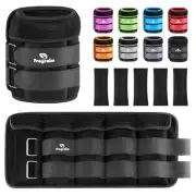 Adjustable Ankle Weights 1 black - double buckle 7.5 Lbs Each( 15 Lbs Pair)