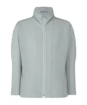 Color Pleats jacket 2,3,4 gray-blue