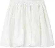 [FRAY I.D] Frey Idea FWFS252055 Women's WHT Balloon Mini Skirt, White, 1