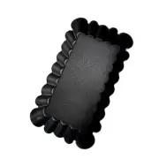 2Pcs 0.6mm Non-Stick Carbon Steel Cream Pie Baking Cake Mold for Pies,9089