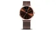 Bering Classic Brown Milanese Strap Watch Brown Dial BERING – 13436-265