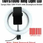 TAFFSTUDIO HALO 環形燈 LED 12W 8 英寸帶手機支架 IMPOT77