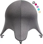 Starfish Yoga Ball Chair, Exercise Ball Ergonomic Design for Office and Home, Relieve Back Pain, 24IN, FG