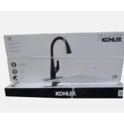 Kohler Lir high arch sweep spray Pull-Down Kitchen Faucet Matte Black A117