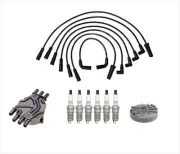 AP Ignition Wires Spark Plugs Distribuitor Cap & Rotor GM Chevrolet 4.3L 98-05