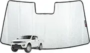 Genuine SNAPSHADES Front Windscreen Sun Shade for Mitsubishi Triton/L200 4th Gen (2006-2015)