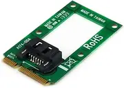 StarTech mSATA to SATA 7-pin SSD/HDD Adapter Converter Card [MSAT2SAT3]