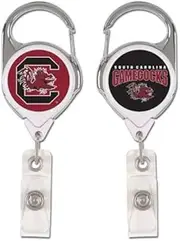 Wincraft NCAA South Carolina Fighting Gamecocks Badge HolderPremium Retractable Badge Holder, Team Colors, One Size