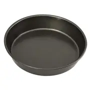 Bakemaster Carbon Steel 23x5cm Deep Pie Pan Non-Stick Baking Tin Mould Grey