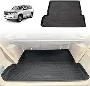 AUSGO 3D Cargo Mat Compatible with Toyota Landcruiser Prado 150 Series 7 Seats 2009-2024, All-Weather Heavy Duty Boot Liner Luggage Tray Trunk Mat