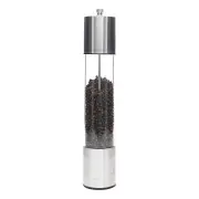 Advance Stainless Steel Pepper Grinder Size 29.5cm in Silver by Alex Liddy