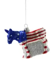 Cody Foster Democrat Donkey Ornament