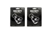 2x Paladone 3cm Call Of Duty Themed Keyring Adult Teen Accessory w Bottle Opener