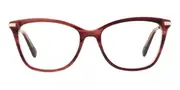 Fossil FOS 7177/G Asian Fit K4G Men's Glasses Burgundy Size 52 - Private Health Rebate - Blue Light Block Available