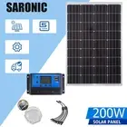 200W 12V Solar Panel Kit With Regulator 200 watt Mono Caravan Camping Charger AU