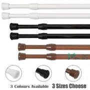 Adjustable Length Spring Tension Curtain Rod for Window Kitchen,Bathroom,Doorway
