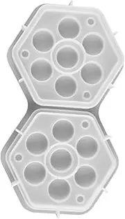 Tofficu Silicone Mold Box for Dices Epoxy Casting Mold DIY Storage Box for Epoxy