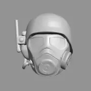 NCR Ranger California Republic custom head for Fallout & other action figures