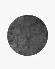 185' Round | Machine Washable Runner Rug | Kid & Pet Friendly | Indoor Rug | Stormy Grey Plush Rug | Ruggable