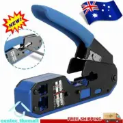 RJ45 EZ Crimper Cat5e 6 7 HD Network Connector Crimping LAN Tool AL