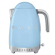 Smeg 1.7 Litre Retro Style Variable Temperature Kettle - Pastel Blue