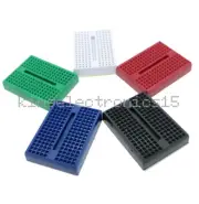 5pcs Mini Breadboard Colorful Breadboard Prototype Board Small Plates SYB-170