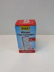 5 Unused Tetra Whisper Small Filter Cartridges, open box (Not 6)