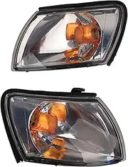 Car Crystal Turn Signal Corner Lamp Indicator Light Compatible With Toyota Corona Carina Caldina ST190 CT190 1992 1993 1994 1995 2PCS