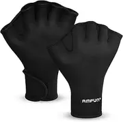 Aquatic Gloves, Webbed Swimming Gloves, Water Training Paddle