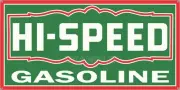 HI-SPEED GASOLINE GAS STATION PUMPS VINTAGE SIGN REMAKE ALUMINUM SIZE OPTIONS