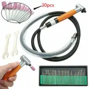 DIY 90 Degree 3MM Pneumatic Micro Grinder Angle Air Micro Die Grinder Set Tool