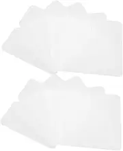 Baluue 10Pcs Hair Extension Heat Shields Scalp Protectors Durable Glue Guards for Safe Application of Hair Extensions Easy to Clean Hair Extension Supplies