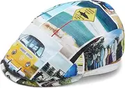 Camper Vans Flat Cap | VW Hat (as1, Numeric, Numeric_7_and_1_Eighth) White