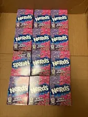 Nerds Candy Grape & Strawberry 12 Boxes , EXP 05/26
