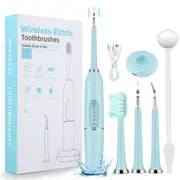 Fashion Electric Toothbrush Rechargeable Sonic Dental Scaler 5 Modes Oral Teeth Tartar Remover Tooth Brush Whitening Waterproof