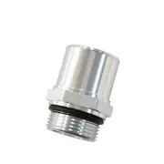 Aeroflow ORB Barb Adapters -16 ORB To 1-3/8" 35mm Barb 55mm Oal Silver