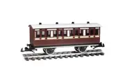 Bachmann-Toby's Museum Coach - Ready to Run - Thomas & Friends(TM) -- Brown, Whi