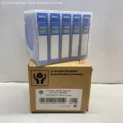 5 Pack Dell LTO Ultrium 3 Data Cartridge 400GB Native 800GB -Sealed
