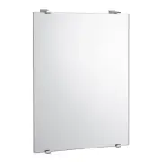 Gatco 1563 Chrome Bleu 22" X 30" Minimalist Flat Edge Wall Mounted Mirror