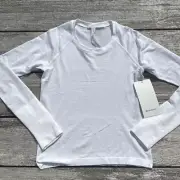 Lululemon Swiftly Tech Long Sleeve 2.0 Race Length White size 6 NWT
