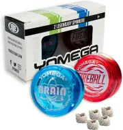 Yomega 2 Legendary Spinners the Original Yoyo with a Brain and Fireball